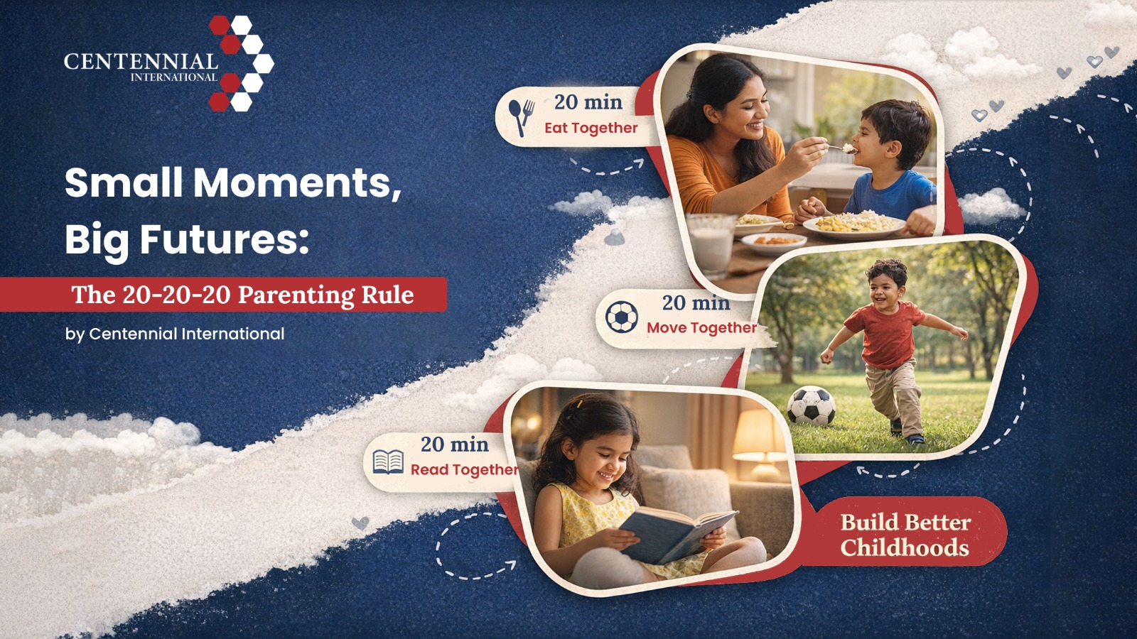 You are currently viewing Small Moments, Big Futures: The 20-20-20 Parenting Rule by Centennial International